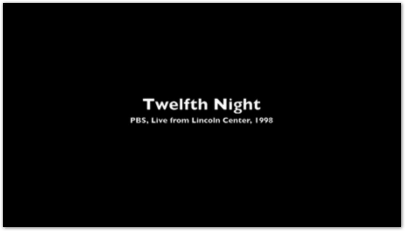 Twelfth Night � Live at Lincoln Center Thursday, Jan 6 2011